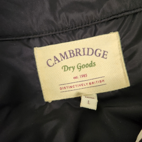 Cambridge Dry Goods Softshell Jacket Navy Pink Size L - Picture 3 of 3